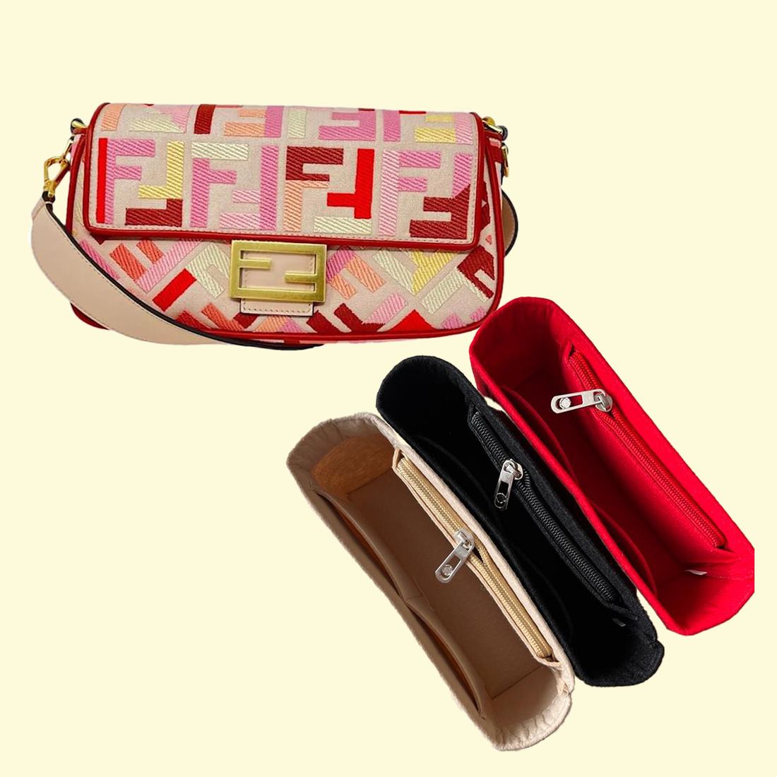 Bag Organiser for Fendi Baguette