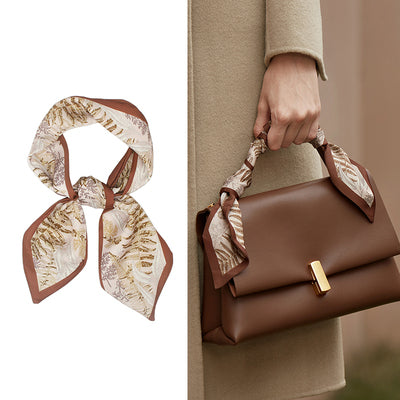 Brown Handbag Scarf